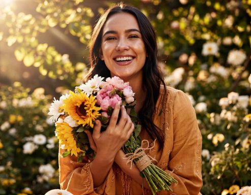 AiWomenFlowersTitle testAIgenIMAGE_ALTtext